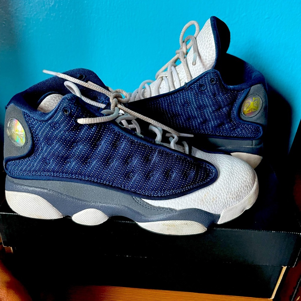 Jordan Flint 13s ☑️☑️💙💙